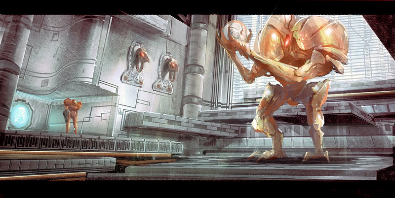 Illustration for article titled Metroid Prime's Coolest Concepts From The Cutting Room Floor